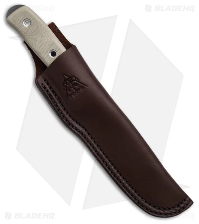 TOPS Knives Sonoran Fixed Blade Knife Tan G-10 (3.75" Gray) TSNRN-01 - Image 3