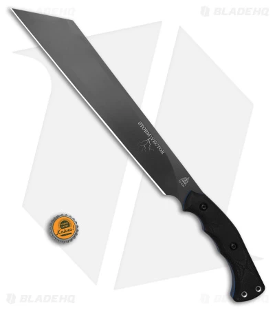 TOPS Knives Storm Vector Fixed Blade Knife Black Micarta (12.50" Sniper Gray) - Image 4