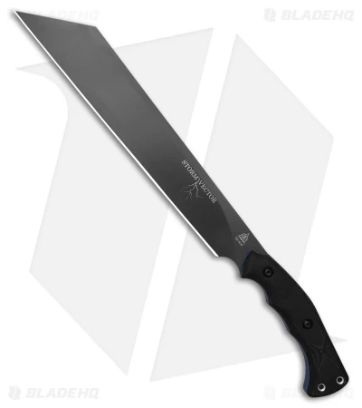 TOPS Knives Storm Vector Fixed Blade Knife Black Micarta (12.50" Sniper Gray)