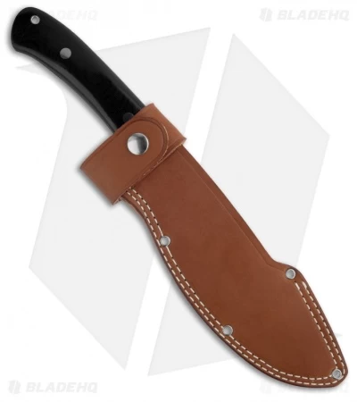 Bark River Knives Grasso Bolo I Knife Black Canvas Micarta (7.5" Plain) - Image 2