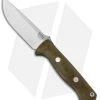 Bark River Knives Bravo 1 Fixed Blade Knife Green Canvas Micarta (4.25" CPM-3V)