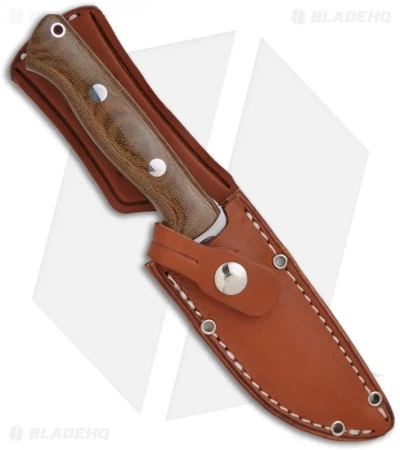 Bark River Knives Bravo 1 Antique Ivory Micarta Fixed Blade Knife (4.25" Plain) - Image 2