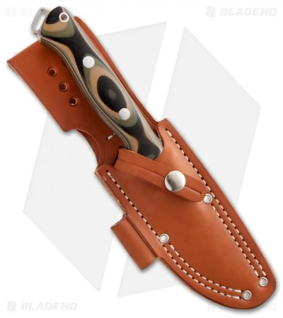 Bark River Knives Bravo 1 Knife Green Micarta Fixed Blade (4.25" S35VN) - Image 2