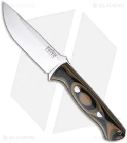 Bark River Knives Bravo 1 Mil Spec Camo G-10 Fixed Blade Knife (4.25" Plain)