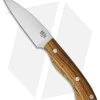Bark River Bush Seax Bantam Fixed Blade Knife Bocote Wood (4" A-2)