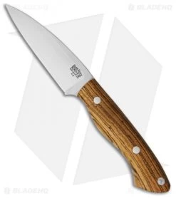 Bark River Bush Seax Bantam Fixed Blade Knife Bocote Wood (4" A-2)