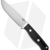 Bark River Camp & Trail Fixed Blade Knife Black Canvas Micarta (5" A-2)