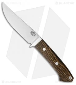 Bark River Classic Clip Point Hunter Fixed Blade Knife Bocote Wood (4.5" CPM-3V)