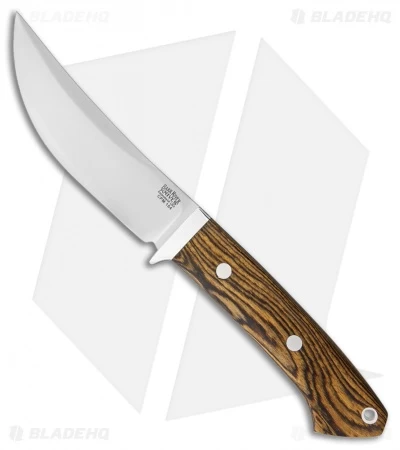 Bark River Classic Trailing Point Hunter Fixed Blade Knife Bocote (4.5" CPM-154)