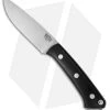 Bark River Fox River Fixed Blade Knife Black Canvas Micarta (4" A-2)