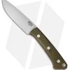 Bark River Fox River Fixed Blade Knife Green Canvas Micarta (4" A-2)