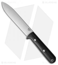 Bark River Kephart Fixed Blade Knife Black Canvas Micarta (5.125" Satin)