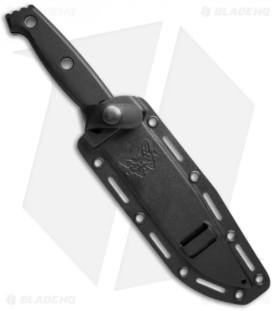 Benchmade Sibert Arvensis Knife Black G-10 (6.44" Black Serr) 119SBK - Image 2