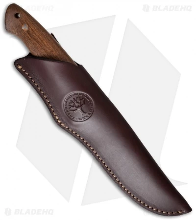 Boker Arbolito Trapper Fixed Blade Knife Guayacan Ebony (4.75" Satin) 02BA351G - Image 2