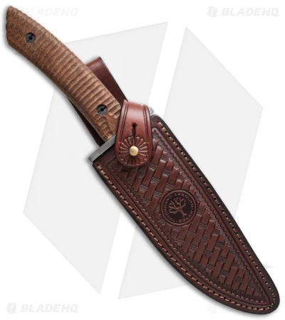 Boker Arbolito Esculta Fixed Blade Knife Ebony Wood (5.75" Stonewash) 02BA593W - Image 2