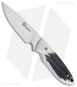 Boker Arbolito Pine Creek Fixed Blade Knife Stag Horn (3.675" Satin) 02BA701H