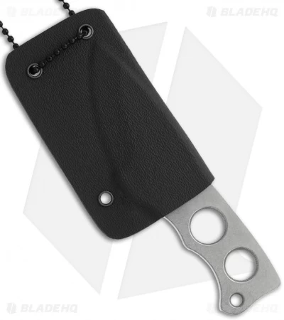 Boker Plus Mega Mini Fixed Blade Neck Knife (2" Stonewash) 02BO258 - Image 3