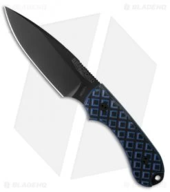 Bradford Knives Guardian3 Knife Black/Blue G-10 (3.5" Sabre DLC)