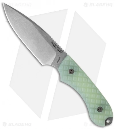 Bradford Knives Guardian4 Knife Ghost G-10 (False Edge/M390/Stonewash)