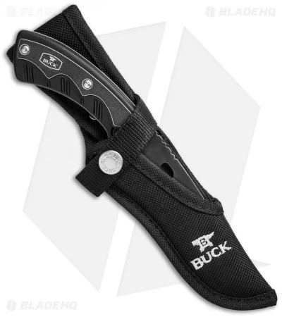 Buck Knives Buck 537 Open Season Skinner Knife Black (4.5" Satin) 0537BKS - Image 2