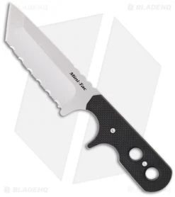 Cold Steel Mini Tac Tanto Neck Knife G-10 (3.75" Bead Blast Serr) 49HTFS
