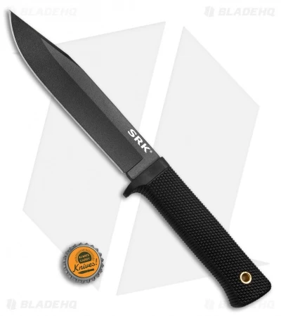 Cold Steel SRK Survival Rescue Knife Tactical Fixed Blade (6" Black SK-5) - Image 4