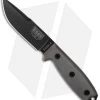 ESEE Knives ESEE-4P-CP Clip Point Knife (4.5" Black)