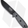 ESEE Knives ESEE-4S-MB Fixed Blade Knife W/ MOLLE Back (4.5" Black Serr)