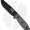 ESEE Knives ESEE-4S-CP Clip Point Knife (4.5" Black Serr)