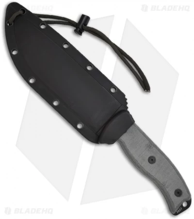 ESEE Knives ESEE-6S-B Knife W/ Black Sheath (6.5" Serr) - Image 2