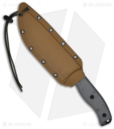 ESEE Knives ESEE-6S Knife W/ Coyote Brown Sheath (6.5" Serr) - Image 2