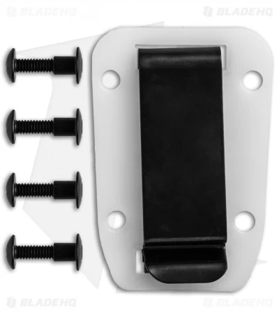 ESEE Knives Clip Plate For Candiru (White/Clear) - Image 2