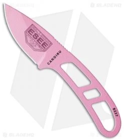 ESEE Candiru Fixed Blade Neck Knife (2" Pink)