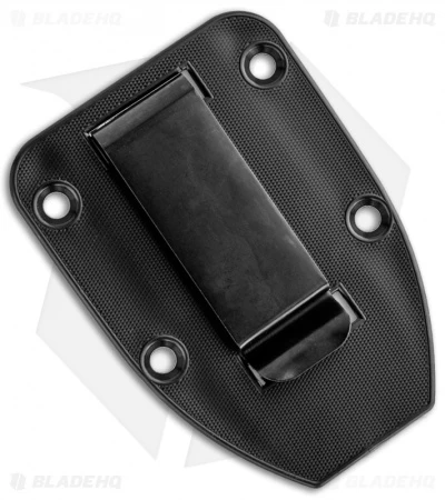 ESEE Knives ESEE-3S-MB-B Knife Black Sheath & MOLLE Back (3.88" Black Serr) - Image 4