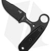 ESEE Knives Izula Tertiary Push Dagger Fixed Blade Knife Black G-10 (2.6" Black)