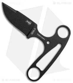ESEE Knives Izula Tertiary Push Dagger Fixed Blade Knife (2.6" Black)