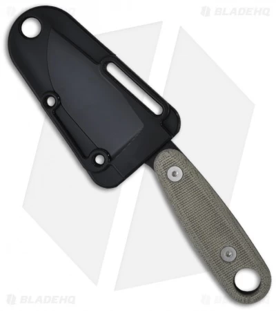 ESEE Izula-II Black Survival Concealed Carry Neck Knife + Kit Extras - Image 3