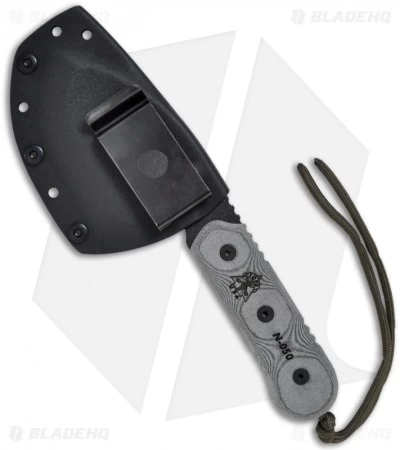 TOPS Knives ATM American Trail Maker Fixed Blade Knife (4" Black) ATM-01 - Image 2