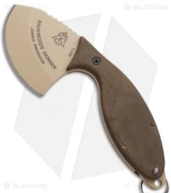TOPS Knives Backwoods Skinner Fixed Blade Knife (3" Tan) SKIN-01