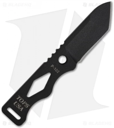 TOPS Knives Chico Fixed Blade Knife (1.875" Black) CHI-01 - Image 2
