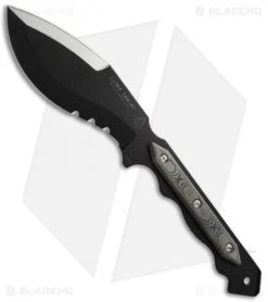 TOPS Knives Cuma Tak-Ri Knife Kukri Fixed Blade (7" Black) CUMATK-01