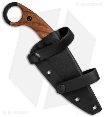 TOPS Knives C.U.T. 4.0 Combat Utility Tool Knife Micarta (4.25" Black) - Image 2