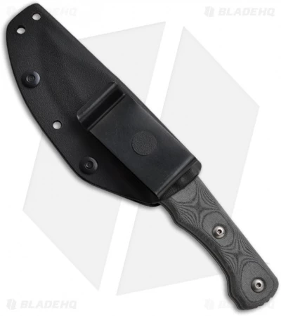 TOPS Knives Eagles Shadow Knife Fixed Blade (3.5" Black Plain) ESH-01 - Image 2