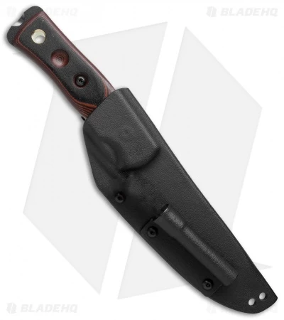 TOPS Knives BOB Brothers Of Bushcraft Fieldcraft Knife Black/Red G-10 (4.625") - Image 2
