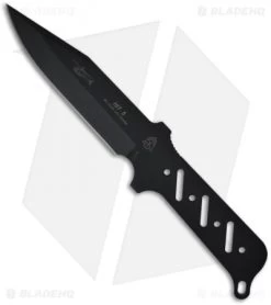 TOPS Knives HIT 5 Helo Insertion Team Fixed Blade Knife (5.5" Black Plain) HIT-5