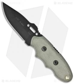 TOPS Knives C.A.T. Series #200 Covert Anti-Terrorism Knife (3.25" Black Plain)