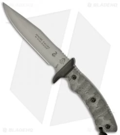 TOPS Knives Apache Falcon Knife Fixed Blade (6.25" Grey Plain) AFAL-01