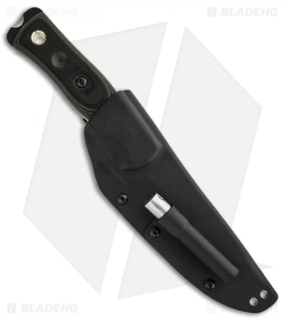 TOPS Knives BOB Brothers Of Bushcraft Fieldcraft Knife Black/Green G-10 (4.625") - Image 2