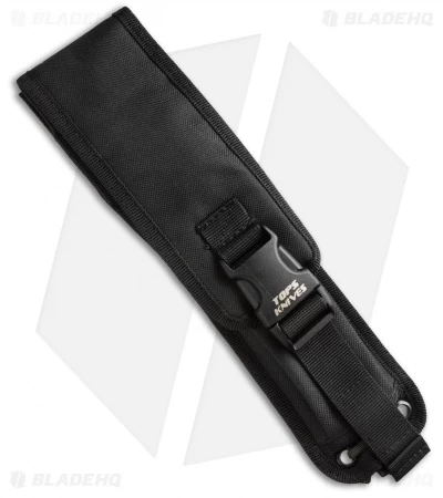 TOPS Knives Mini PRY Knife Fixed Blade Knife (3.5" Black Serr) MPK-01 - Image 2