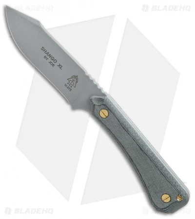 TOPS Knives Shango XL Fixed Blade Knife (4.25" Gray) - Image 2